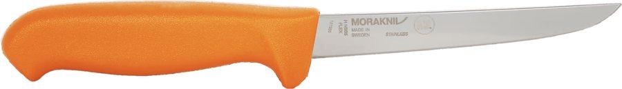 Morakniv Hunting Narrow Boning S utbeiningskniv i oransje og svart