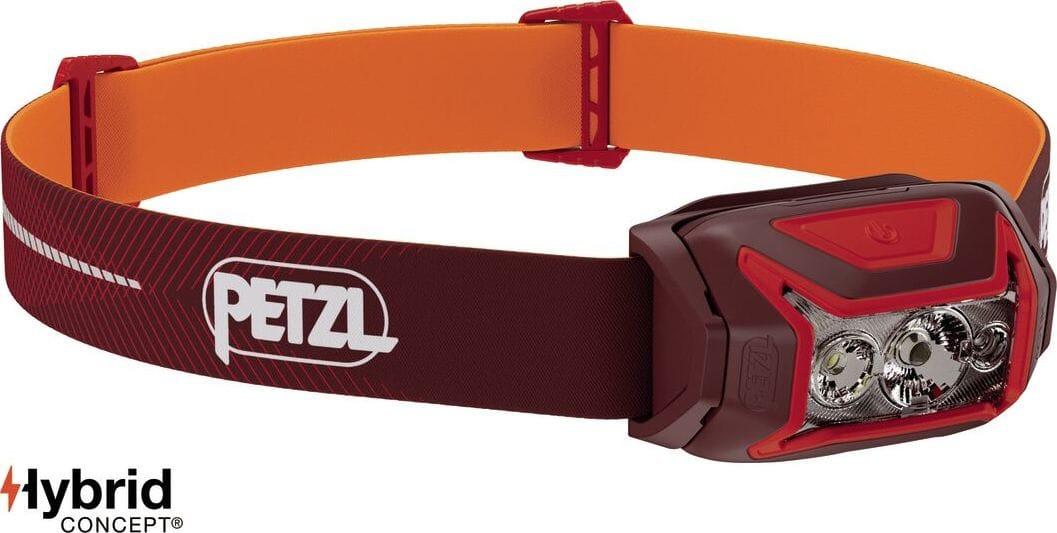 Petzl Actik Core oppladbar hodelykt med rødt lys