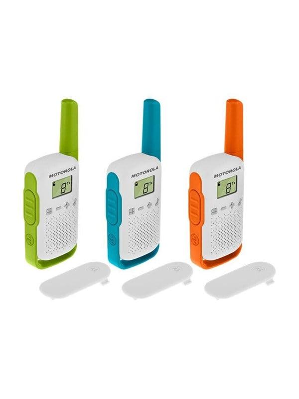 Motorola Talkabout T42 Triple Pack PMR446 walkietalkie i tre farger