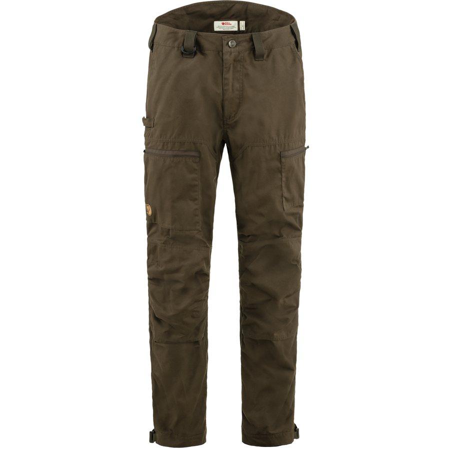 Fjällräven Drev Hybrid jaktbukse i Dark Olive med robust hybrid-konstruksjon